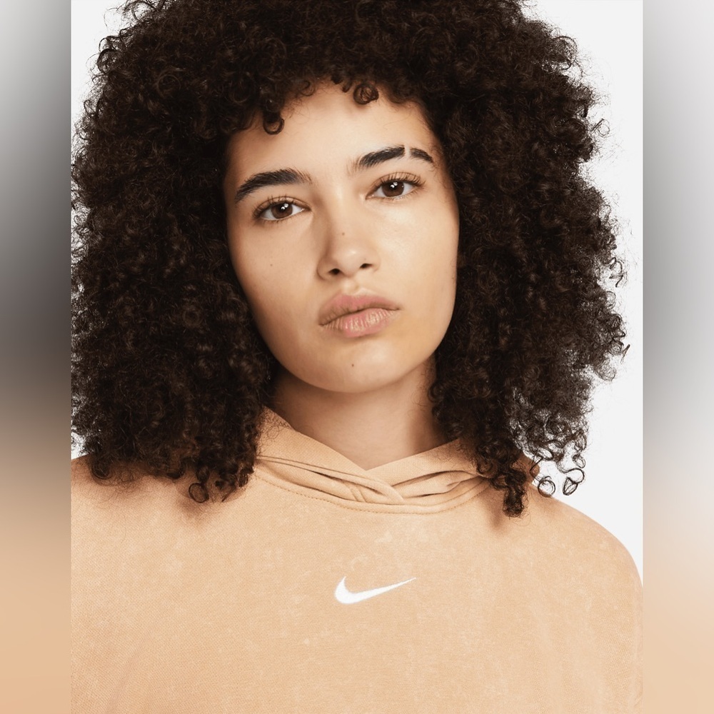 Nike Sportswear Essential Washed Fleece Oversized Hoodie Sweatshirt Women’s XS - Picture 12 of 12